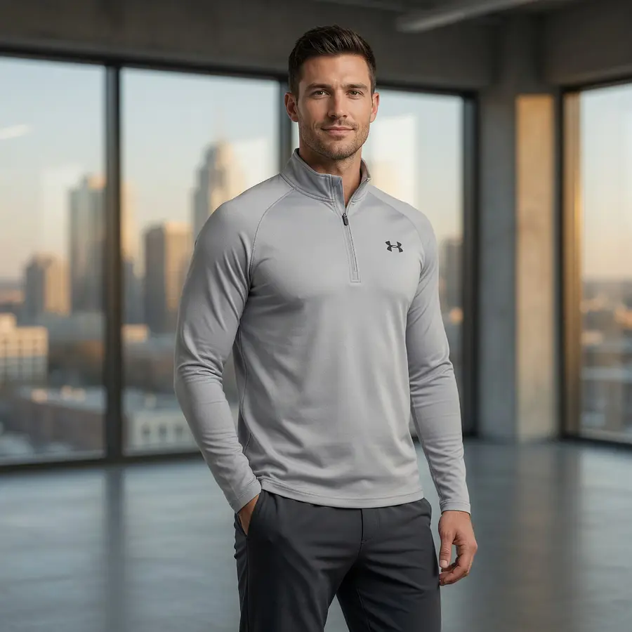 Polerón Under Armour Velocity 2.0 Hombre ¼ Zip – Capa Liviana Running