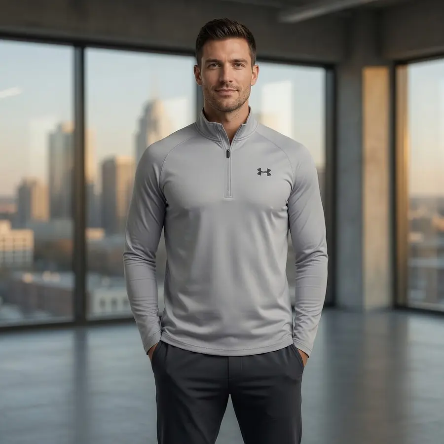 Polerón Under Armour Velocity 2.0 Hombre ¼ Zip – Capa Liviana Running