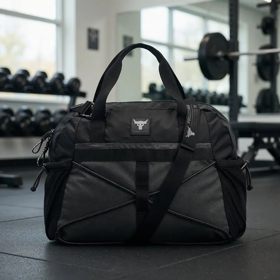 Bolso Under Armour Project Rock Mujer – Bolso Gym Resistente de Alto Uso (No es bolso, es equipo)
