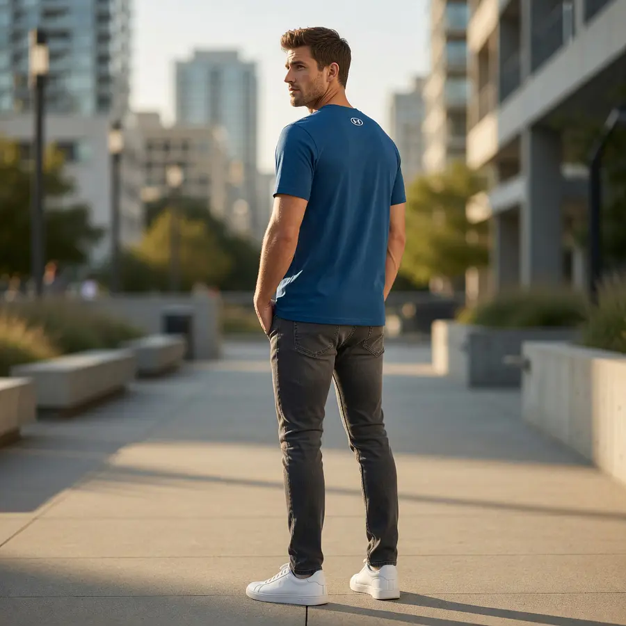 Polera Under Armour Collegiate Crest Hombre – Polera Algodón Estilo Clásico 1379537-427