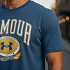 Polera Under Armour Collegiate Crest Hombre – Polera Algodón Estilo Clásico 1379537-427