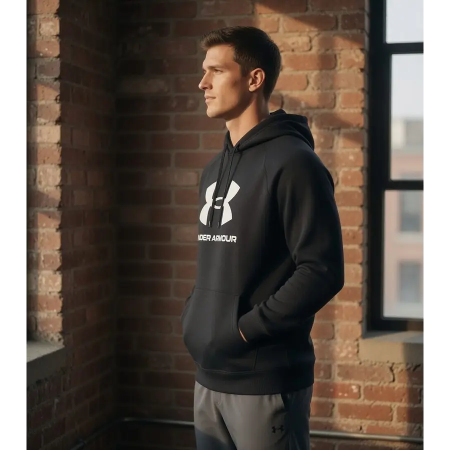 Polerón Under Armour Rival Hombre – Hoodie Cómodo de Uso Diario 1379758-001