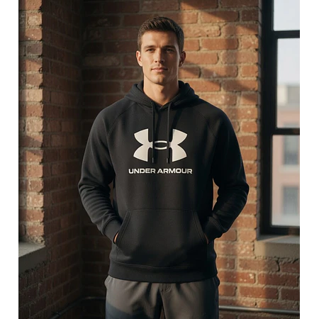 Polerón Under Armour Rival Hombre – Hoodie Cómodo de Uso Diario 1379758-001