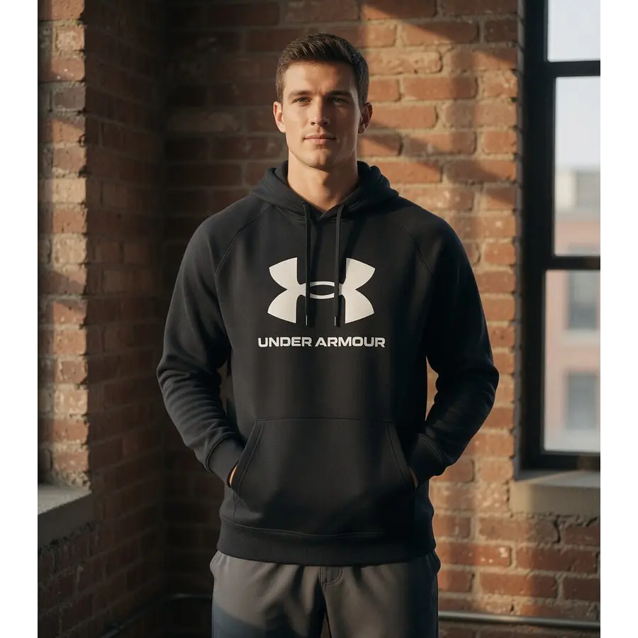 Polerón Under Armour Rival Hombre – Hoodie Cómodo de Uso Diario 1379758-001