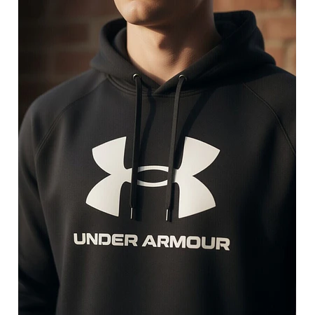 Polerón Under Armour Rival Hombre – Hoodie Cómodo de Uso Diario 1379758-001