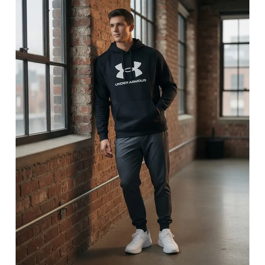 Polerón Under Armour Rival Hombre – Hoodie Cómodo de Uso Diario 1379758-001