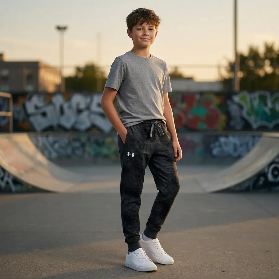 Pantalón Buzo Niño Under Armour Rival Fleece – Jogger Abrigado Printed 1379790-001