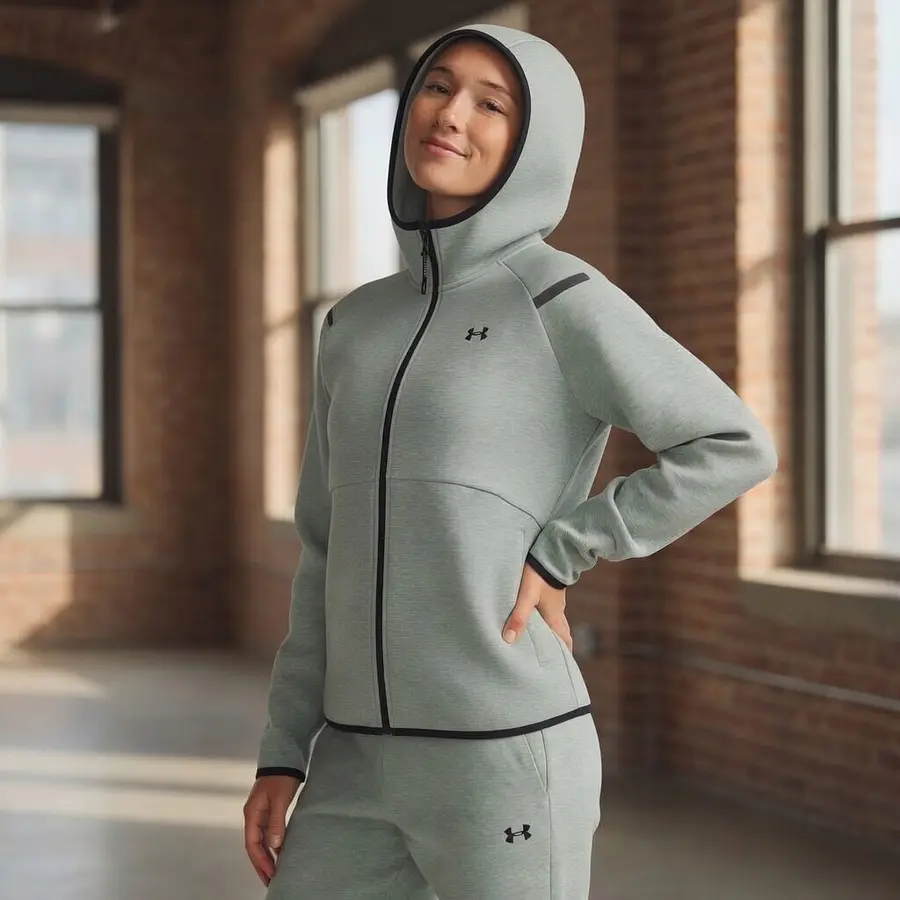 Chaqueta Under Armour Unstoppable Fleece Mujer – Abrigo Premium Elástico y Versátil 1379842-348