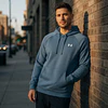 Polerón Under Armour Rival Fleece Hombre Azul 1379861-414 – Abrigo Funcional que Sí Se Usa