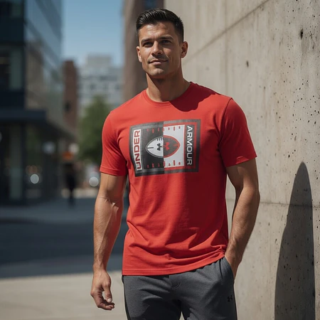 Polera Hombre Under Armour Football Icon 1383943-600 – Gráfico Deportivo que Sí Entra en Uso Diario