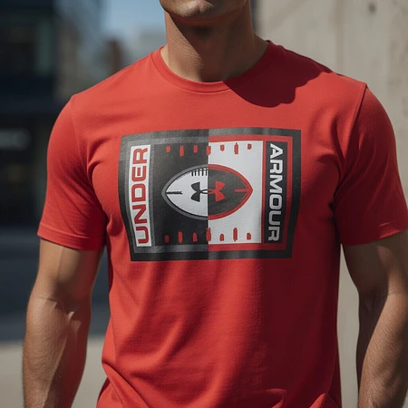 Polera Hombre Under Armour Football Icon 1383943-600 – Gráfico Deportivo que Sí Entra en Uso Diario