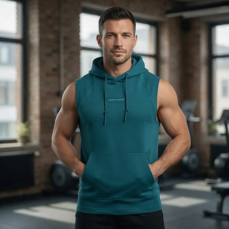 Polerón Sin Mangas Hombre Under Armour Heavyweight Terry Sleeveless 1385933-449 – Capa Intermedia para Entrenar sin Restricción