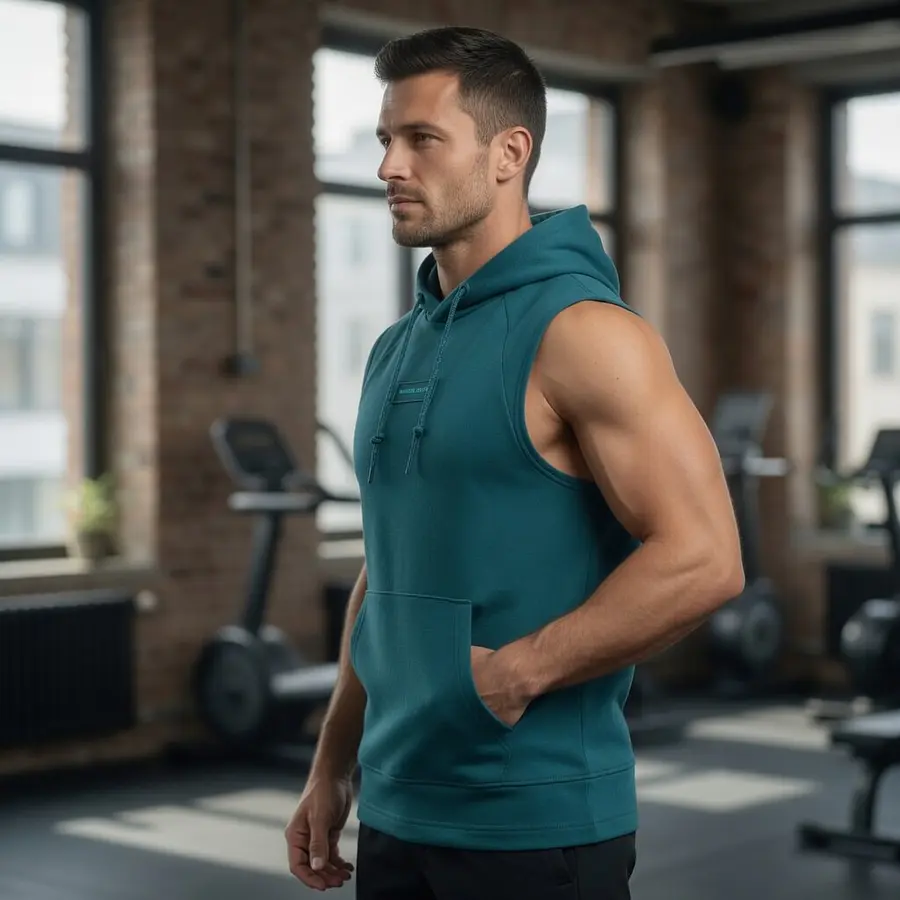 Polerón Sin Mangas Hombre Under Armour Heavyweight Terry Sleeveless 1385933-449 – Capa Intermedia para Entrenar sin Restricción