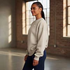 Polerón Mujer Under Armour Rival Fleece Oversized Crew 1387235-783 – Abrigo Relajado que Sí Funciona en Uso Diario