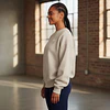 Polerón Mujer Under Armour Rival Fleece Oversized Crew 1387235-783 – Abrigo Relajado que Sí Funciona en Uso Diario