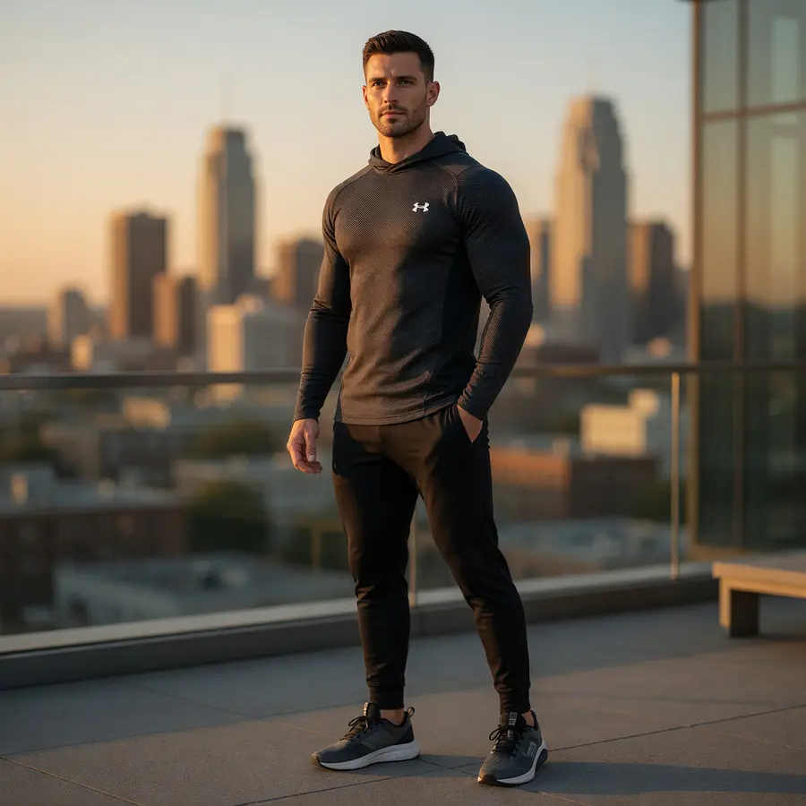 Polera Compresión Hombre Under Armour ColdGear Infrared Grid 1387387-001 – Primera Capa Térmica Real para Entrenar en Frío