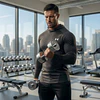 Polera Compresión Hombre Under Armour ColdGear Infrared Grid 1387387-001 – Primera Capa Térmica Real para Entrenar en Frío