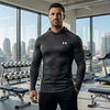 Polera Compresión Hombre Under Armour ColdGear Infrared Grid 1387387-001 – Primera Capa Térmica Real para Entrenar en Frío