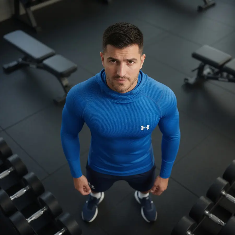 Polera Compresión Hombre Under Armour ColdGear Infrared Grid 1387387-464 – Primera Capa Térmica para Rendimiento en Frío