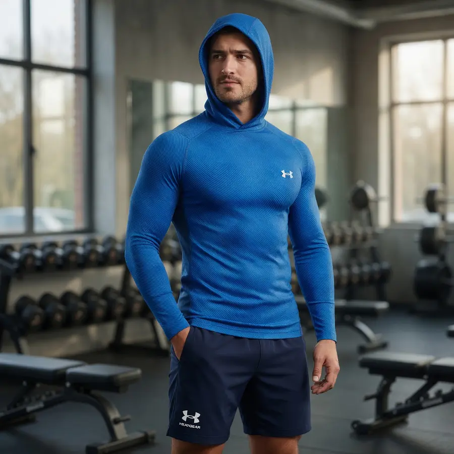 Polera Compresión Hombre Under Armour ColdGear Infrared Grid 1387387-464 – Primera Capa Térmica para Rendimiento en Frío