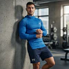 Polera Compresión Hombre Under Armour ColdGear Infrared Grid 1387387-464 – Primera Capa Térmica para Rendimiento en Frío