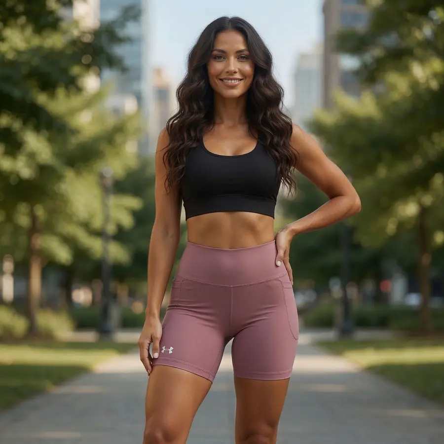 Calza Corta Mujer Under Armour Movement Middy 1388963-500 – Ajuste Seguro sin Exceso de Largo
