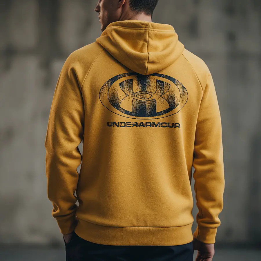Polerón Hombre Under Armour Rival Fleece Textured Glitch 1389428-711 – Abrigo Diario con Diseño que No Pasa Desapercibido
