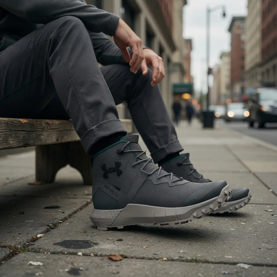 Botas Tácticas Hombre Under Armour Micro G Valsetz Trek Mid Waterproof 3025577-100 – Resistencia, Tracción y Protección Total