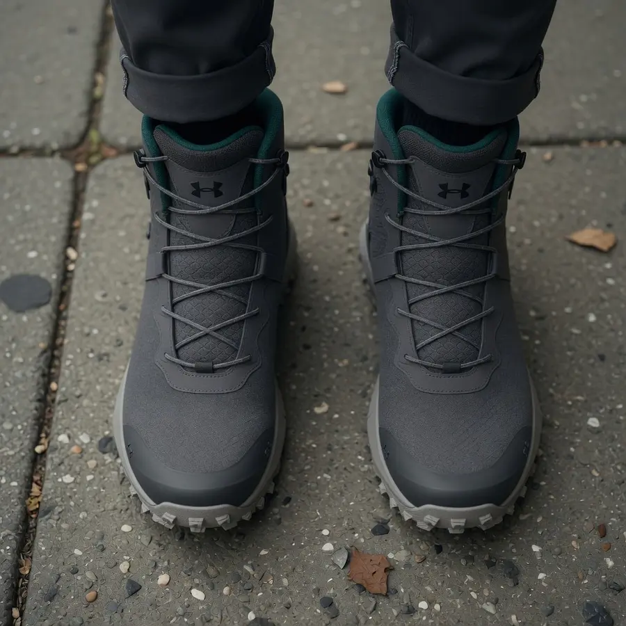 Botas Tácticas Hombre Under Armour Micro G Valsetz Trek Mid Waterproof 3025577-100 – Resistencia, Tracción y Protección Total