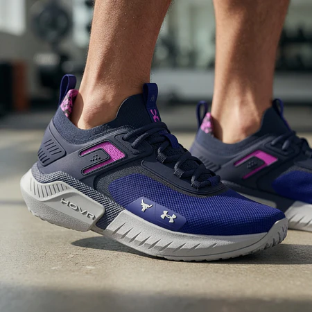 Zapatillas Training Hombre Under Armour Project Rock 5 Disrupt 3025976-401 – Estabilidad y Potencia para Entrenamiento Real