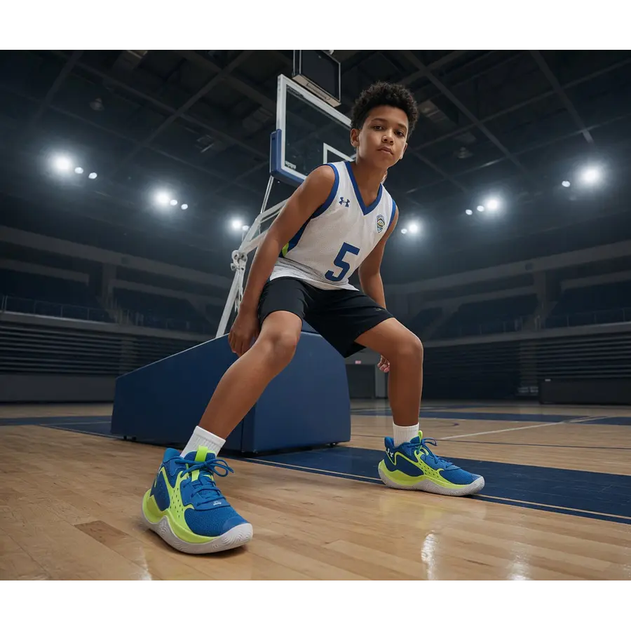 Zapatillas Basketball Juvenil Under Armour GS Jet 23 3026635-401 – Soporte y Control para Jóvenes Jugadores