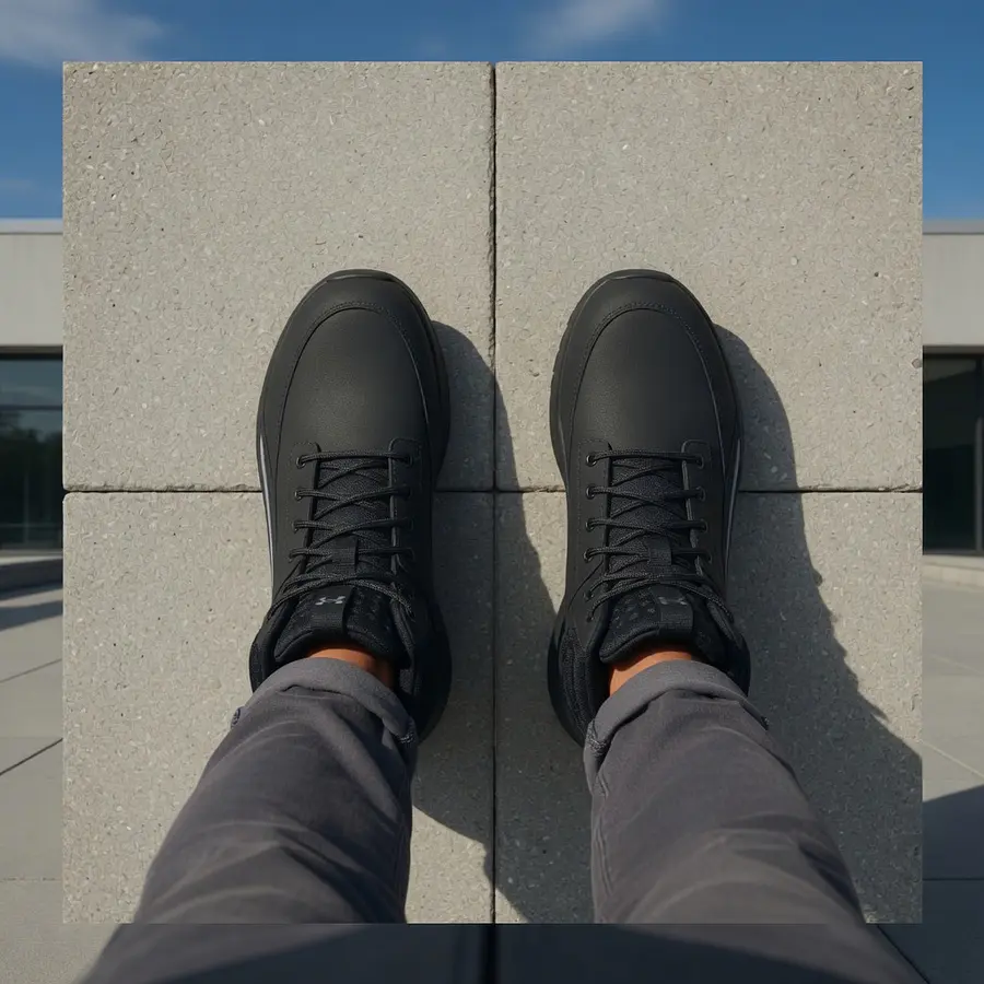 Botas Hombre Under Armour 695 HOVR Cuero Premium 3028376-001 – Comodidad Urbana y Máxima Durabilidad