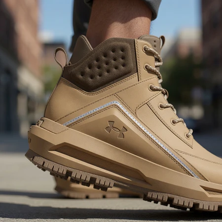 Botas Hombre Under Armour 695 HOVR Cuero Premium 3028376-263 – Comodidad Urbana y Máxima Durabilidad