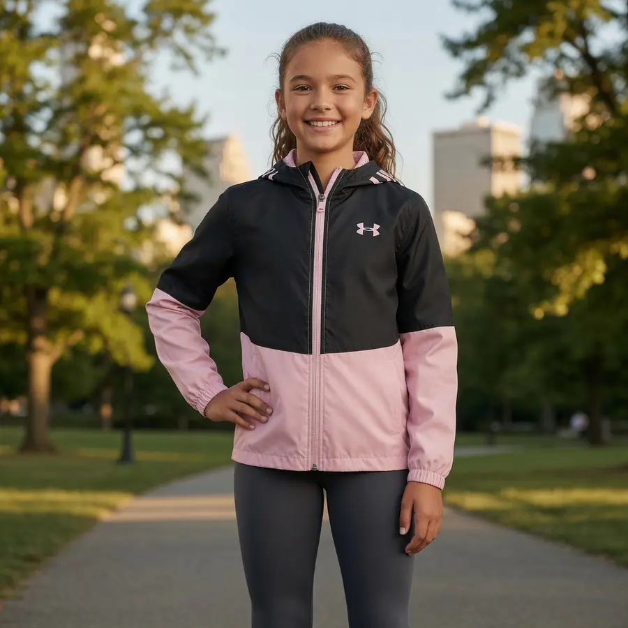 Chaqueta Cortaviento Niña Under Armour Rosa 5118845-676 – Resistente al Agua 5K/5K