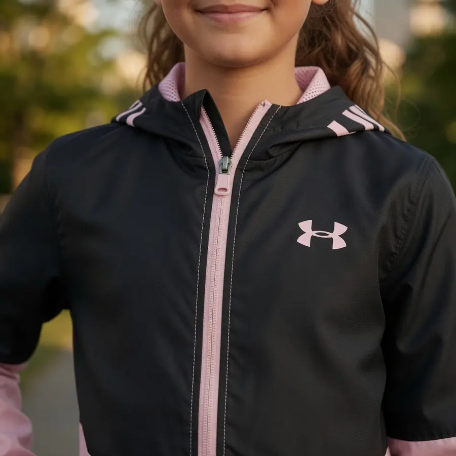 Chaqueta Cortaviento Niña Under Armour Rosa 5118845-676 – Resistente al Agua 5K/5K