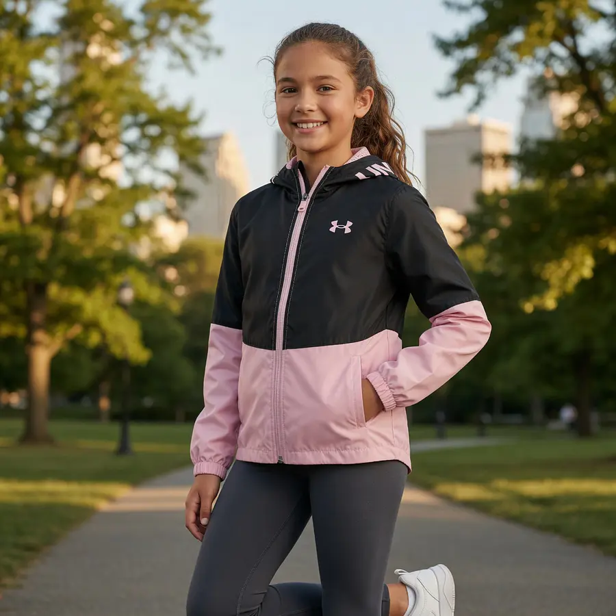 Chaqueta Cortaviento Niña Under Armour Rosa 5118845-676 – Resistente al Agua 5K/5K
