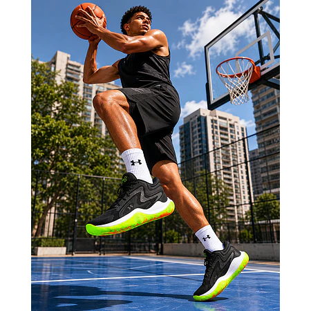 Zapatillas Basketball Unisex Under Armour Jet ’25 6001585-002 – Estabilidad y Rendimiento para Juego Intensivo