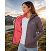 Polerón Polar Mujer Columbia Almond Creek Full Zip Térmico Outdoor – Capa Intermedia Real para Frío Diario y Movimiento