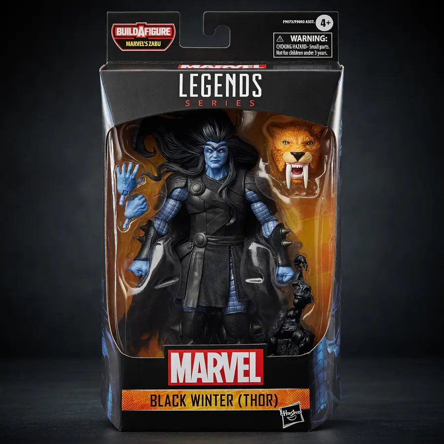 Figura Marvel Legends Black Winter Thor F9073 – Coleccionable Marvel de Alto Impacto para Fans Reales de Thor