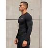 Polera Manga Larga Under Armour HeatGear Hombre Negra – Primera Capa Deportiva de Alto Rendimiento y Control de Temperatura