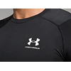 Polera Manga Larga Under Armour HeatGear Hombre Negra – Primera Capa Deportiva de Alto Rendimiento y Control de Temperatura