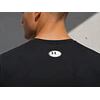 Polera Manga Larga Under Armour HeatGear Hombre Negra – Primera Capa Deportiva de Alto Rendimiento y Control de Temperatura