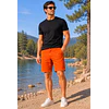 Bermuda Dockers Alpha Slim Fit Hombre Naranja – Short Casual Masculino de Mejor Calce y Menos Exceso
