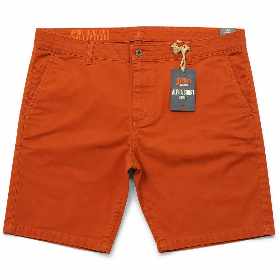 Bermuda Dockers Alpha Slim Fit Hombre Naranja – Short Casual Masculino de Mejor Calce y Menos Exceso