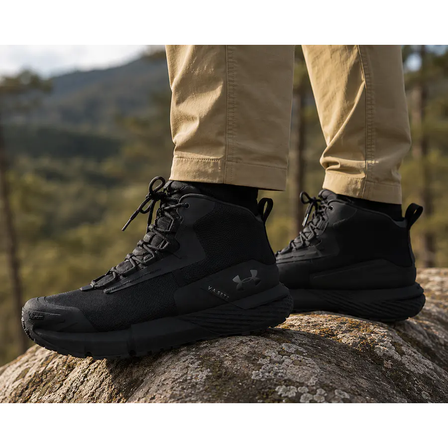 Botas Under Armour Charged Valsetz Mid Hombre Negras – Tactical Outdoor de Alto Soporte y Comodidad Real