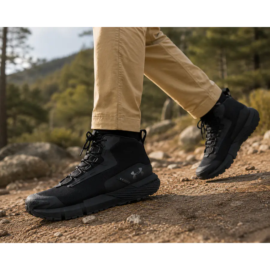 Botas Under Armour Charged Valsetz Mid Hombre Negras – Tactical Outdoor de Alto Soporte y Comodidad Real