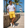 Bermuda Dockers Alpha Slim Fit Hombre Amarilla – Short Casual Masculino con Mejor Fit y Menos Volumen
