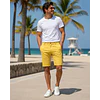 Bermuda Dockers Alpha Slim Fit Hombre Amarilla – Short Casual Masculino con Mejor Fit y Menos Volumen
