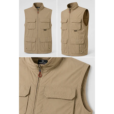 Chaleco Outdoor Hombre Northland Pro Dry Mount Sesame – Ligero, Técnico y de Secado Rápido