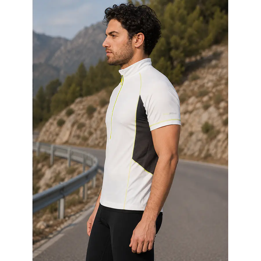 Polera Deportiva Hombre Northland SPT MS Polo Blanca – Polo Técnica Liviana para Movimiento Diario y Outdoor Urbano